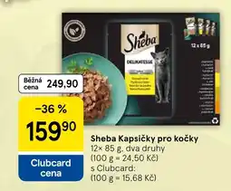Tesco SHEBA Kapsičky pro kočky nabídka
