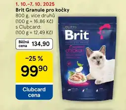 Tesco Brit Granule pro kočky nabídka