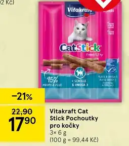 Tesco Vitakraft Cat Stick Pochoutky pro kočky nabídka