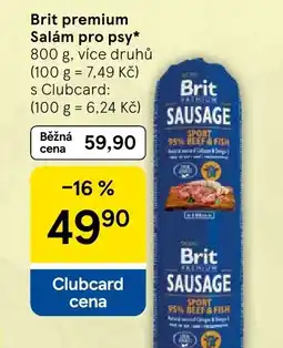 Tesco Brit premium Salám pro psy nabídka