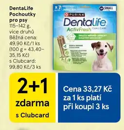 Tesco DentaLife Pochoutky pro psy nabídka