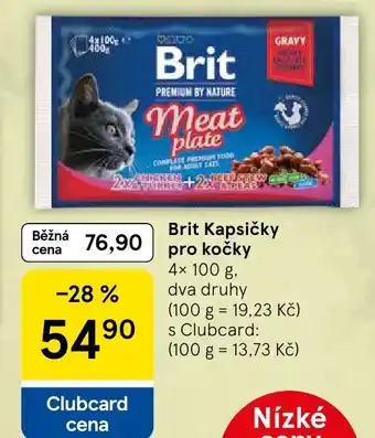 Tesco Brit Kapsičky pro kočky nabídka