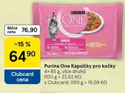 Tesco PURINA One Kapsičky pro kočky nabídka