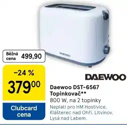 Tesco Daewoo DST-6567 Topinkovač nabídka