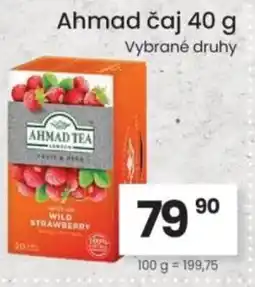 Kubík potraviny Ahmad čaj nabídka