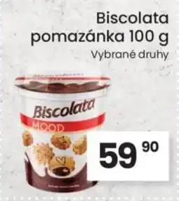 Kubík potraviny Biscolata pomazánka nabídka