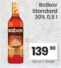 Kubík potraviny Božkov Standard 30% nabídka