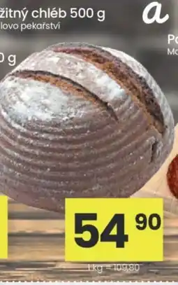 Kubík potraviny Celožitný chléb nabídka