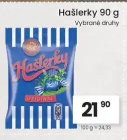 Kubík potraviny Hašlerky nabídka