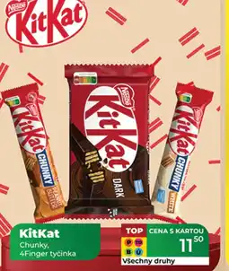 Tamda Foods KitKat Chunky, 4Finger tyčinka nabídka