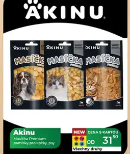 Tamda Foods AKINU Masička Premium pamlsky pro kočky, psy nabídka
