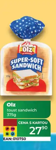 Tamda Foods Olz toust sandwich nabídka