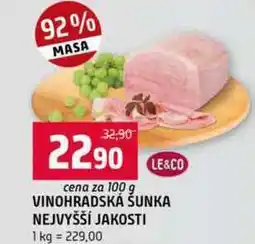 Terno VINOHRADSKÁ ŠUNKA NEJVYŠŠÍ JAKOSTI 100 g nabídka