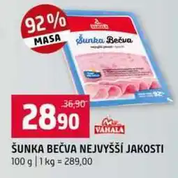 Terno ŠUNKA BEČVA NEJVYŠŠÍ JAKOSTI 100 g nabídka