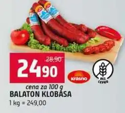 Terno BALATON KLOBÁSA 100 g nabídka