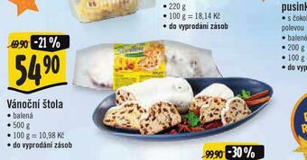 Jip Vánoční štola nabídka