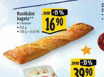 Jip Rustikální bageta nabídka