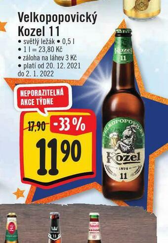 Jip Pivo velkopopovický kozel 11 nabídka