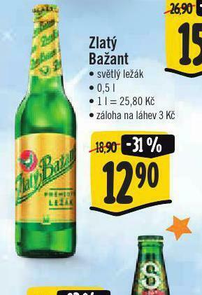 Pivo zlatý bažant