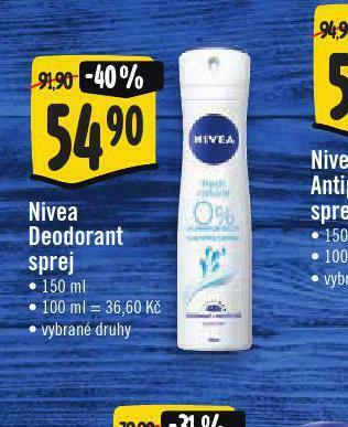 Jip Nivea deodorant sprej nabídka
