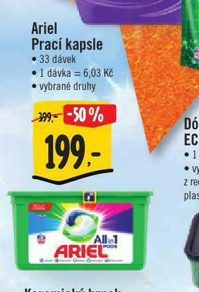Jip Ariel prací kapsle nabídka