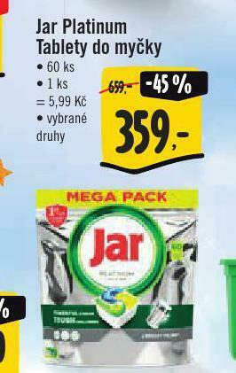 Jip Jar platinum tablety do myčky nabídka