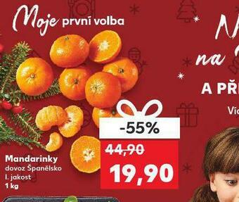 Kaufland Mandarinky nabídka