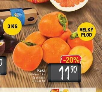 Billa Kaki nabídka