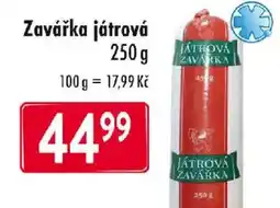 Qanto Zavářka játrová nabídka