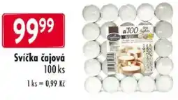 Qanto Svíčka čajová nabídka
