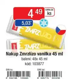 Qanto Nakup Zmrzlízo vanilka nabídka