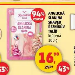 Penny Market ANGLICKÁ SLANINA SHAVED ŘEZNÍKŮV TALÍŘ, 100 g nabídka