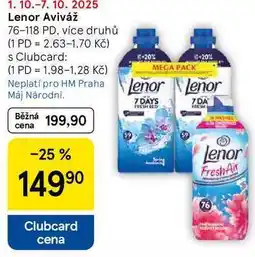 Tesco Lenor Aviváž, 76-118 PD nabídka