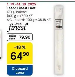 Tesco Tesco Finest Fuet, 170 g, balené nabídka