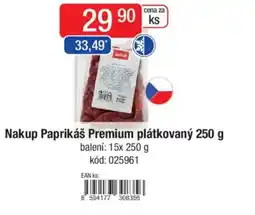 Qanto Nakup Paprikáš Premium plátkovaný nabídka