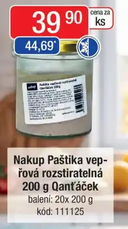 Qanto Nakup Paštika vep- řová rozstiratelná Qanťáček nabídka