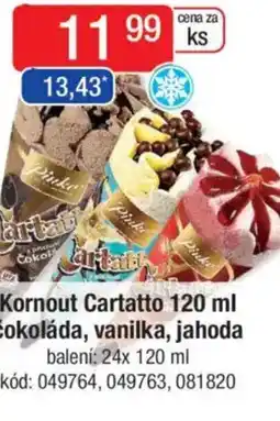 Qanto Kornout Cartatto čokoláda, vanilka, jahoda nabídka