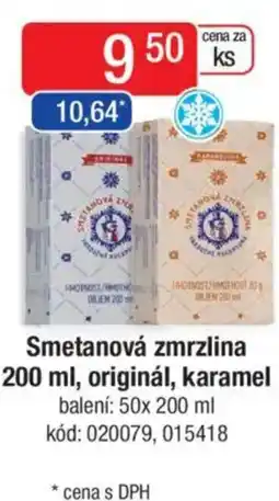 Qanto Smetanová zmrzlina, originál, karamel nabídka