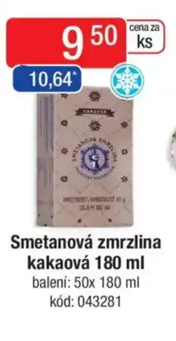 Qanto Smetanová zmrzlina kakaová nabídka