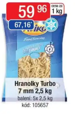 Qanto Aviko Hranolky Turbo 7 mm nabídka