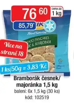 Qanto Aviko Bramborák česnek/ majoránka nabídka