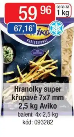 Qanto Aviko Hranolky super křupavé 7x7 mm nabídka