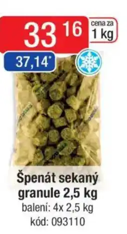 Qanto Špenát sekaný granule nabídka