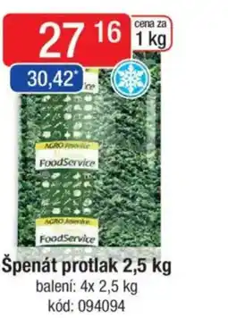 Qanto Špenát protlak nabídka