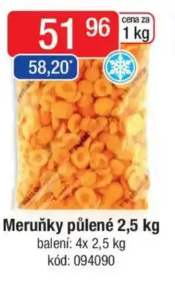 Qanto Meruňky půlené nabídka