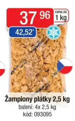 Qanto Žampiony plátky nabídka