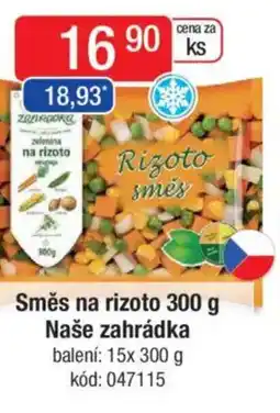 Qanto Směs na rizoto Naše zahrádka nabídka