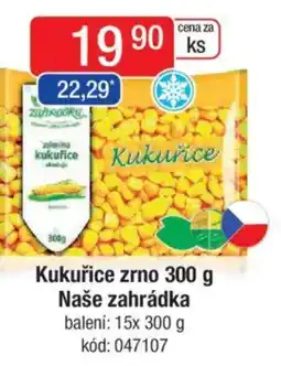 Qanto Kukuřice zrno Naše zahrádka nabídka