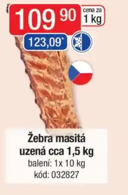 Qanto Žebra masitá uzená nabídka