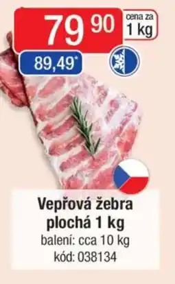 Qanto Vepřová žebra plochá nabídka